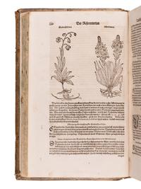 RYFF, Walther Hermann (ca 1500-1548). Newe aussgerüeste Deutsche Apoteck: darinnen aller fürnemsten, und gebraulichtsten einfachen Artzneyen, als Kraütter, Gewürtz, Mineralien.. . Niklaus Ager, translator. Strassburg: Lazari Zetzners, 1602.
