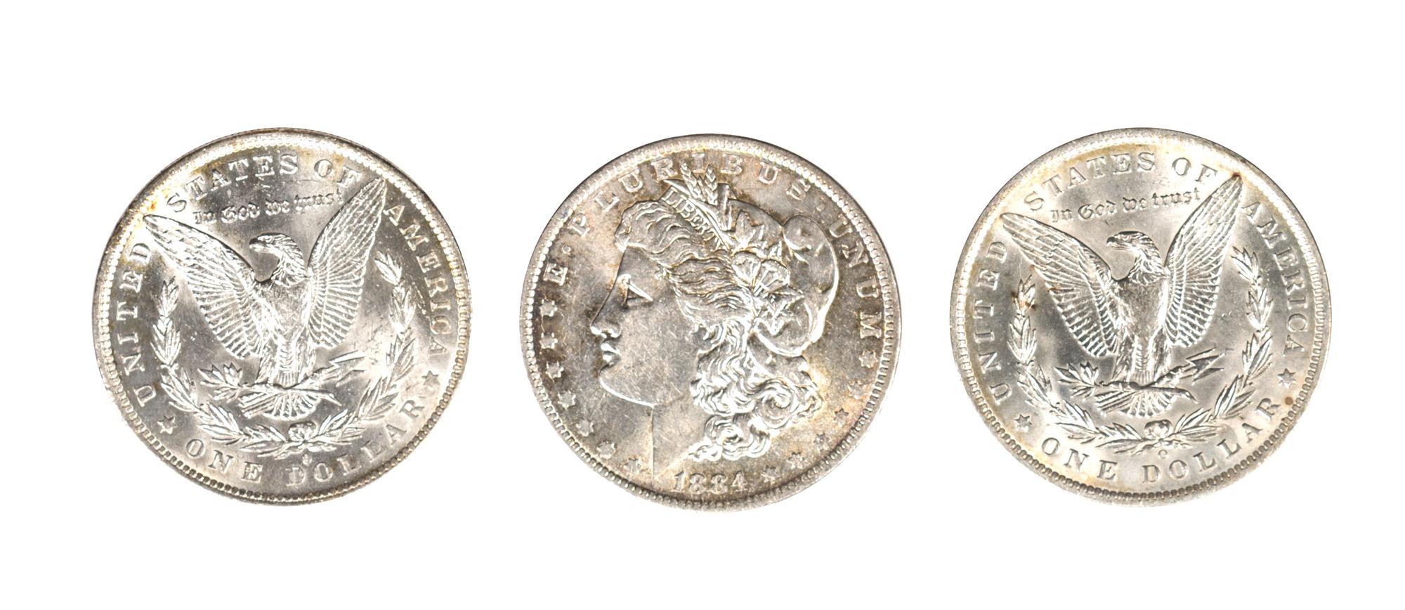 United States of America, Morgan Silver Dollar Proof Set — Proof Set of Morgan Silver Dollars