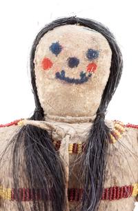 Plains Beaded Hide Dolls