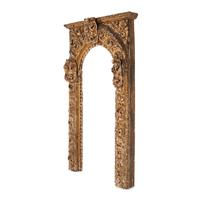 A Continental Carved Giltwood and Gesso Frame