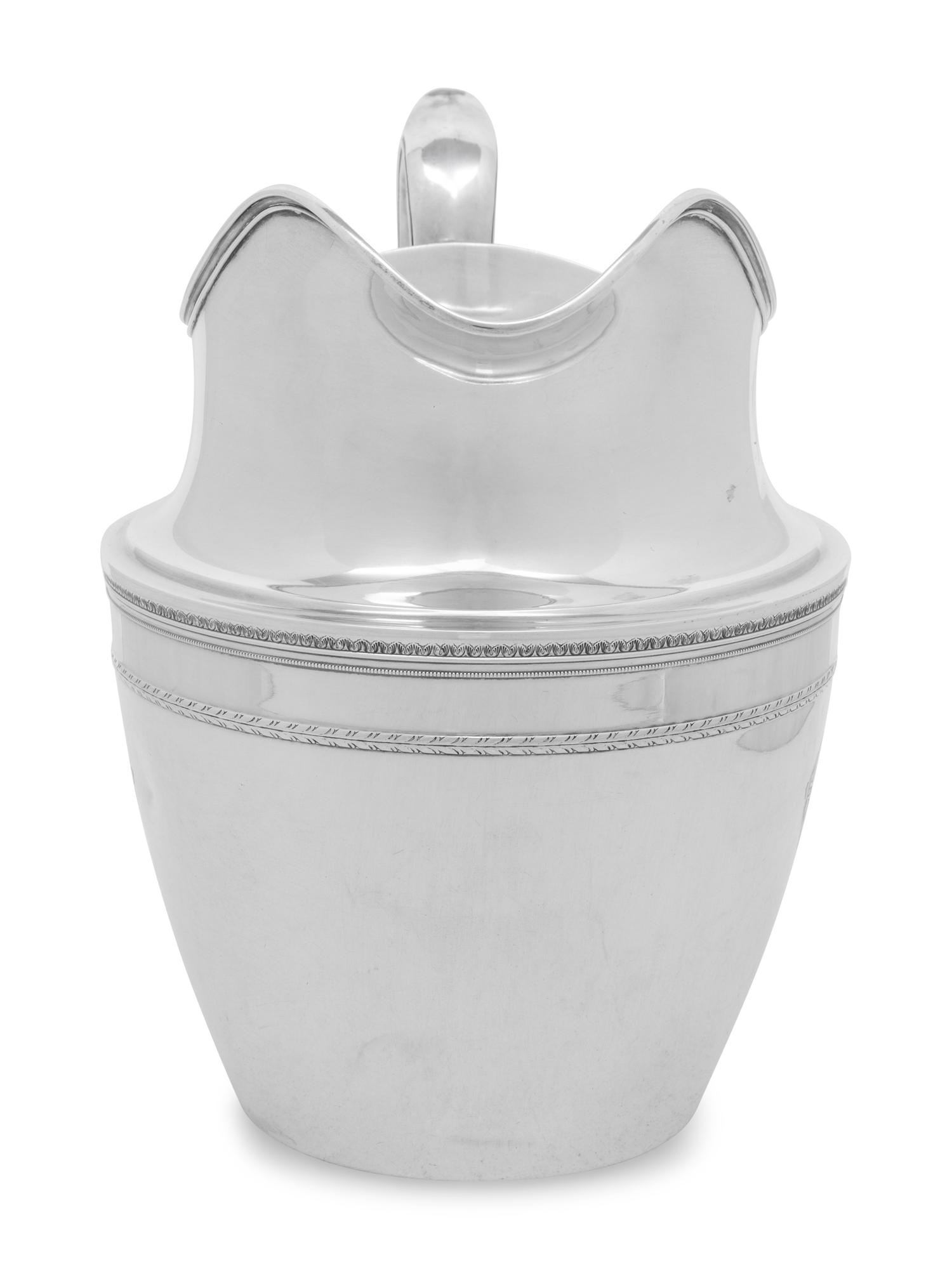 An American Silver Pitcher