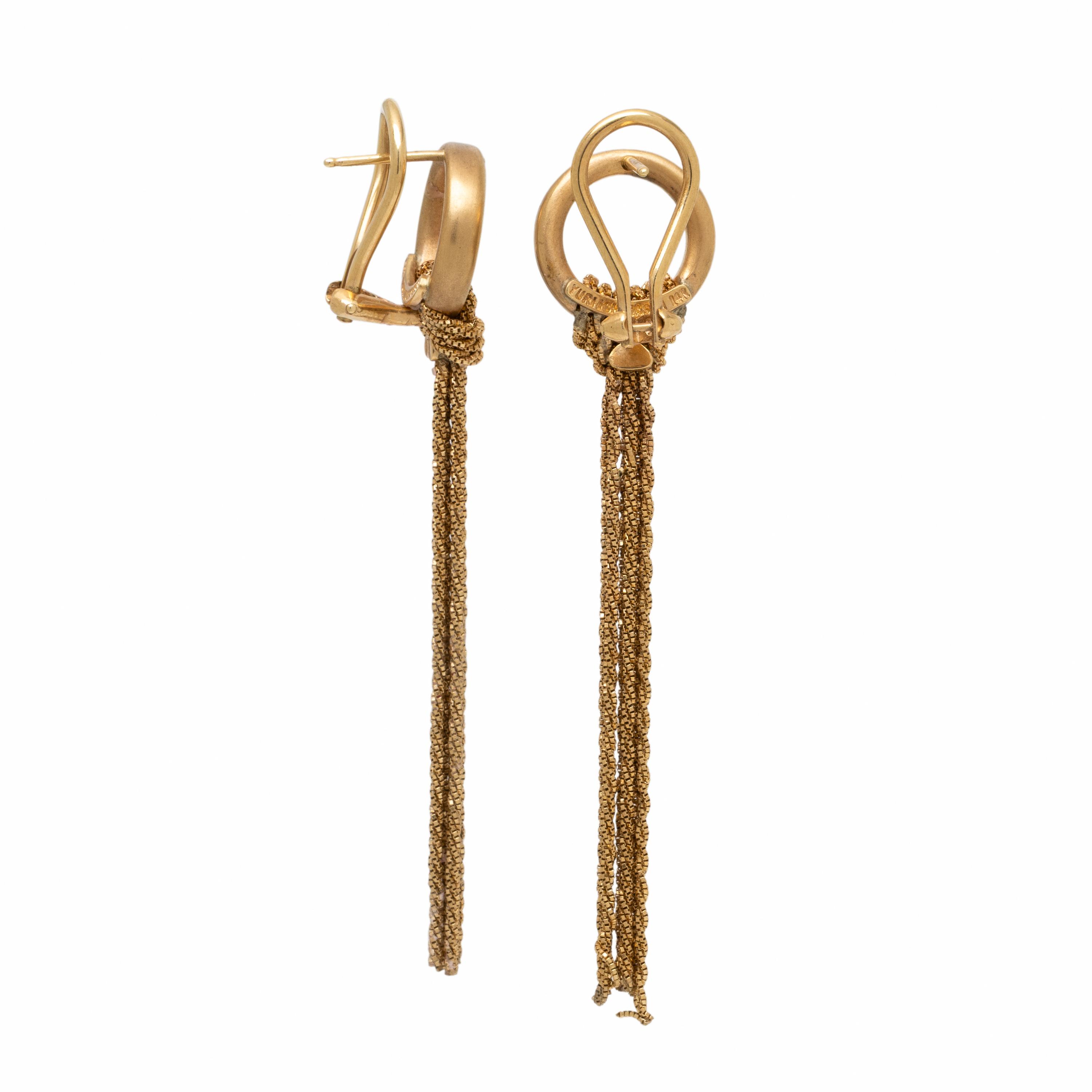 Yuri Ichihashi, Yellow Gold Earrings