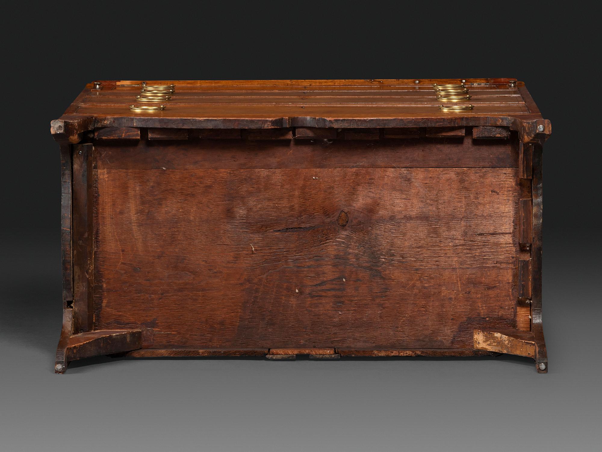A Federal Inlaid Cherrywood Slant-Front Desk