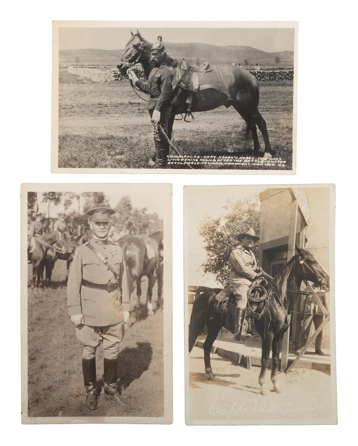 [MILITARIA]. A group of approx. 49 RPPCs of naval, army, and other military-related views.
