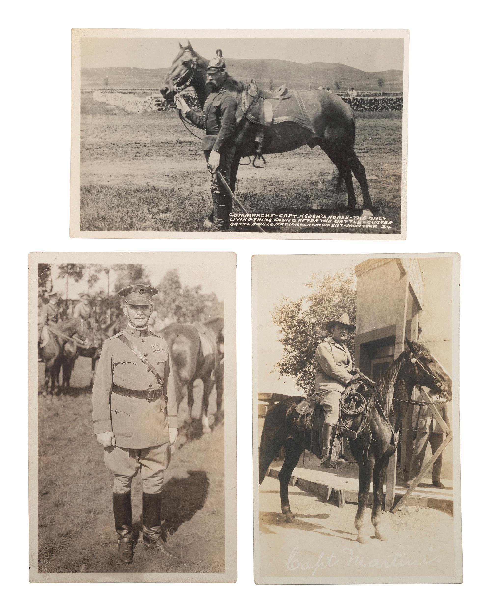 [MILITARIA]. A group of approx. 49 RPPCs of naval, army, and other military-related views.