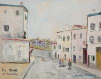 Rue Cortot à Montmartre