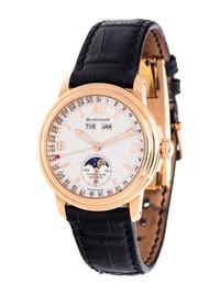 BLANCPAIN, 18K PINK GOLD TRIPLE DATE MOON PHASE WRISTWATCH