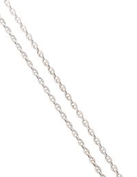 VAN CLEEF & ARPELS, WHITE GOLD LONG CHAIN NECKLACE