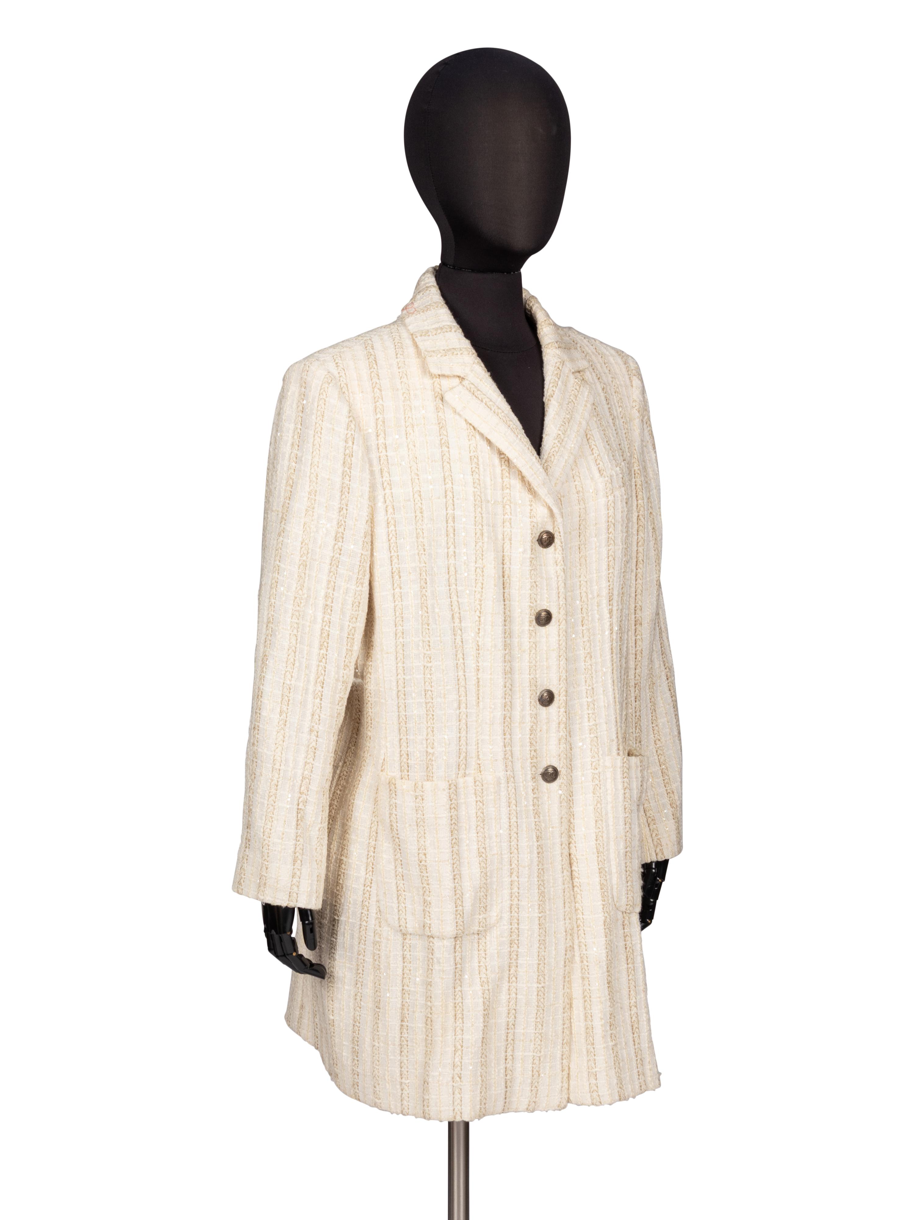 Chanel, Three-Quarter Tweed Jacket