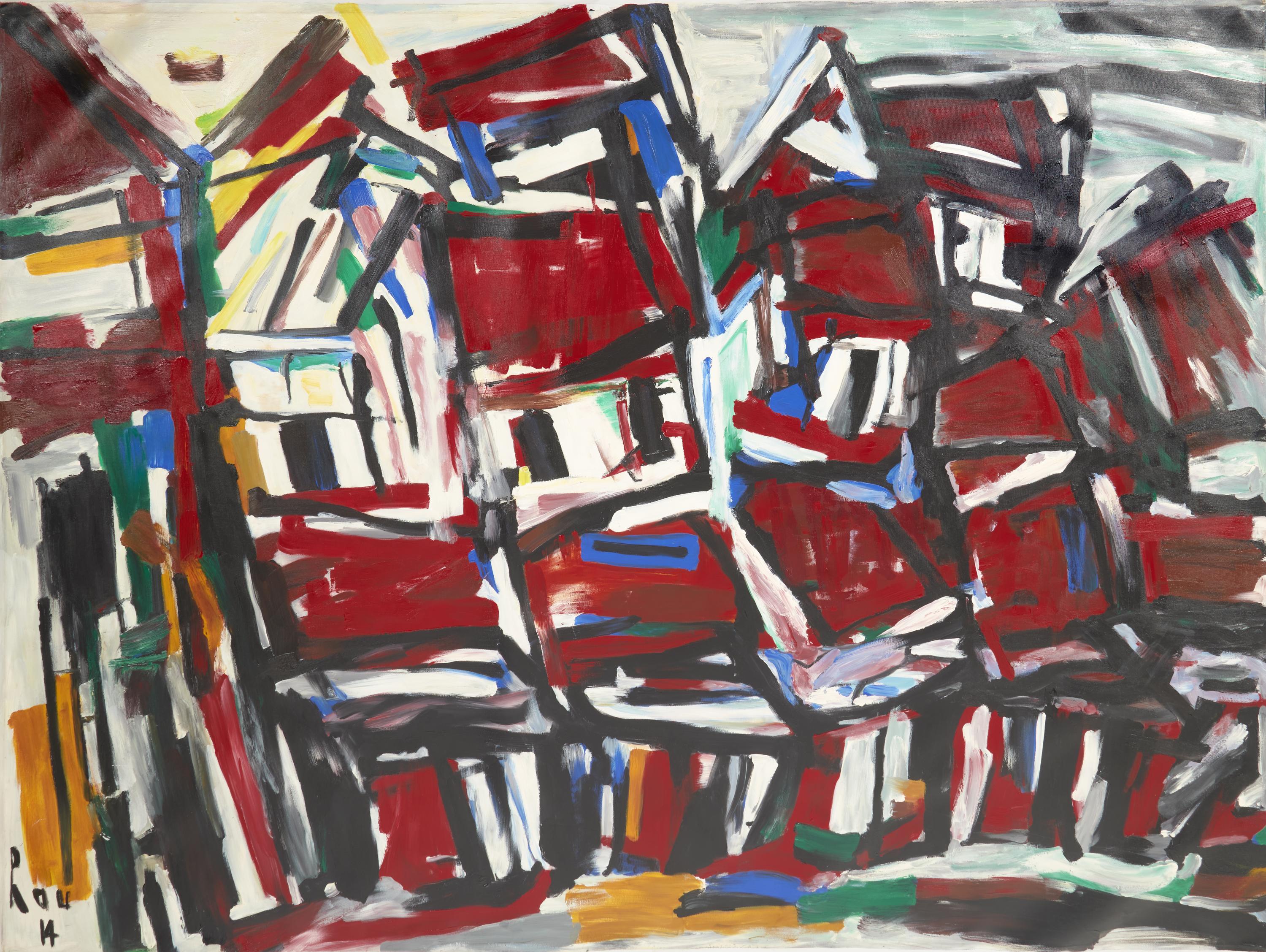 Tran Luu Hau 陳劉厚 (Vietnamese, 1928-2020) — Hanoi Street , 2014