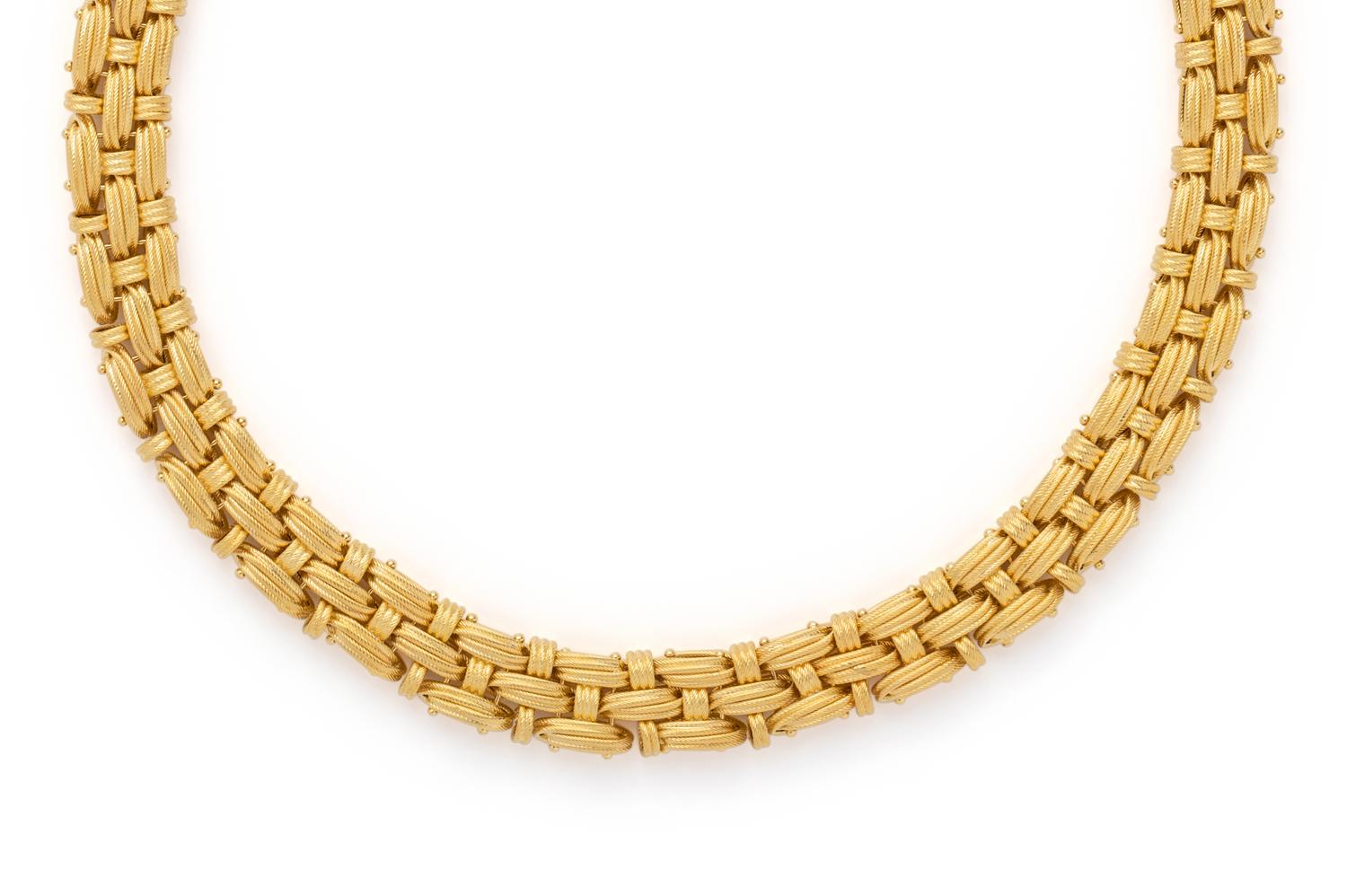 ROBERTO COIN, YELLOW GOLD NECKLACE