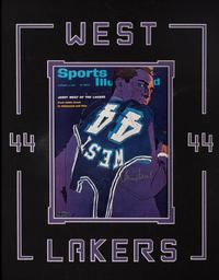 A Group of Basketball Hall of Fame Signed Autograph Items Including Jerry West, Oscar Robertson and Sam Jones