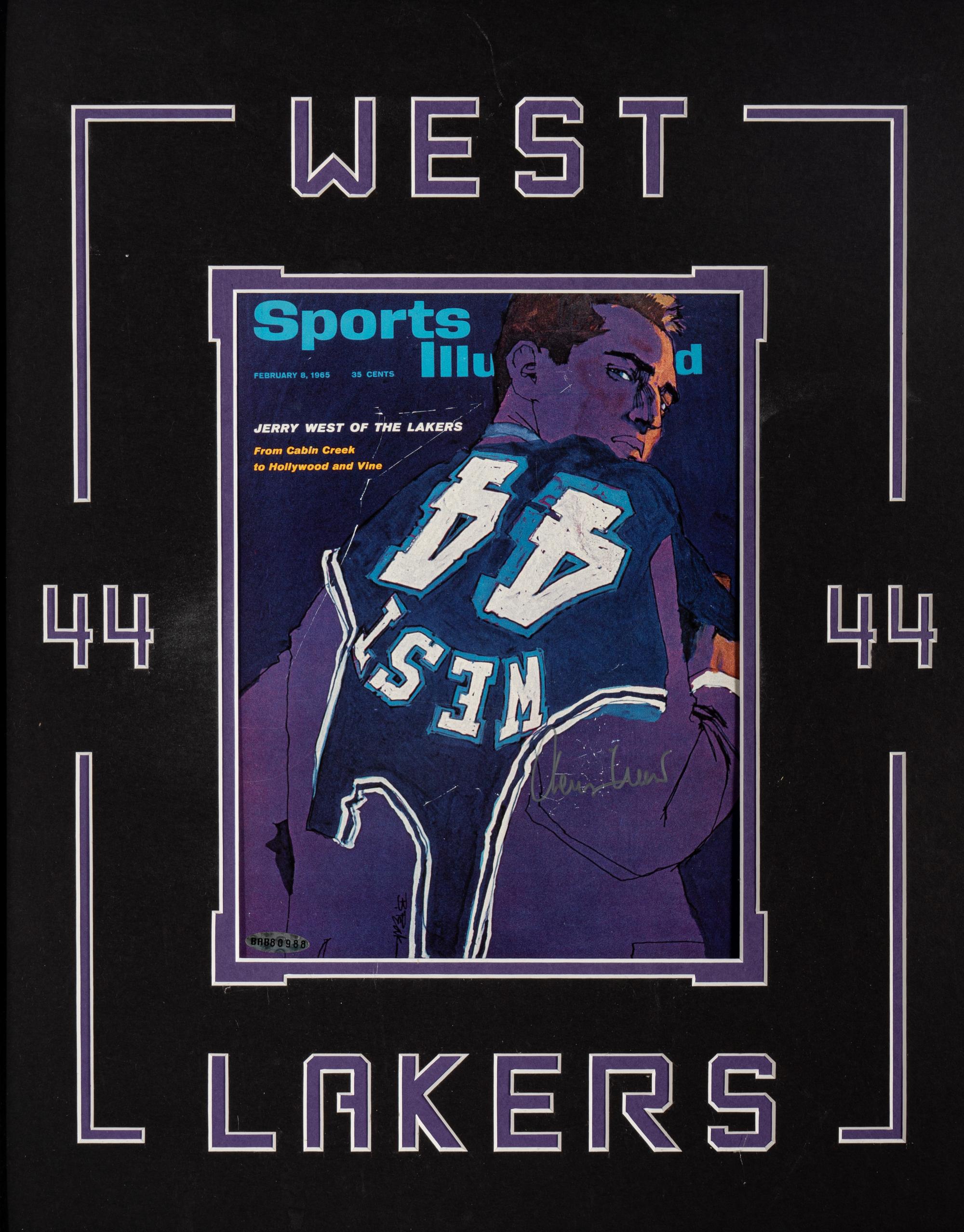 A Group of Basketball Hall of Fame Signed Autograph Items Including Jerry West, Oscar Robertson and Sam Jones