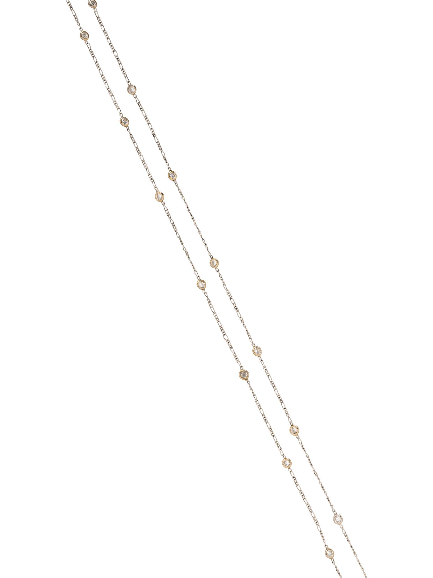 DIAMOND STATION NECKLACE