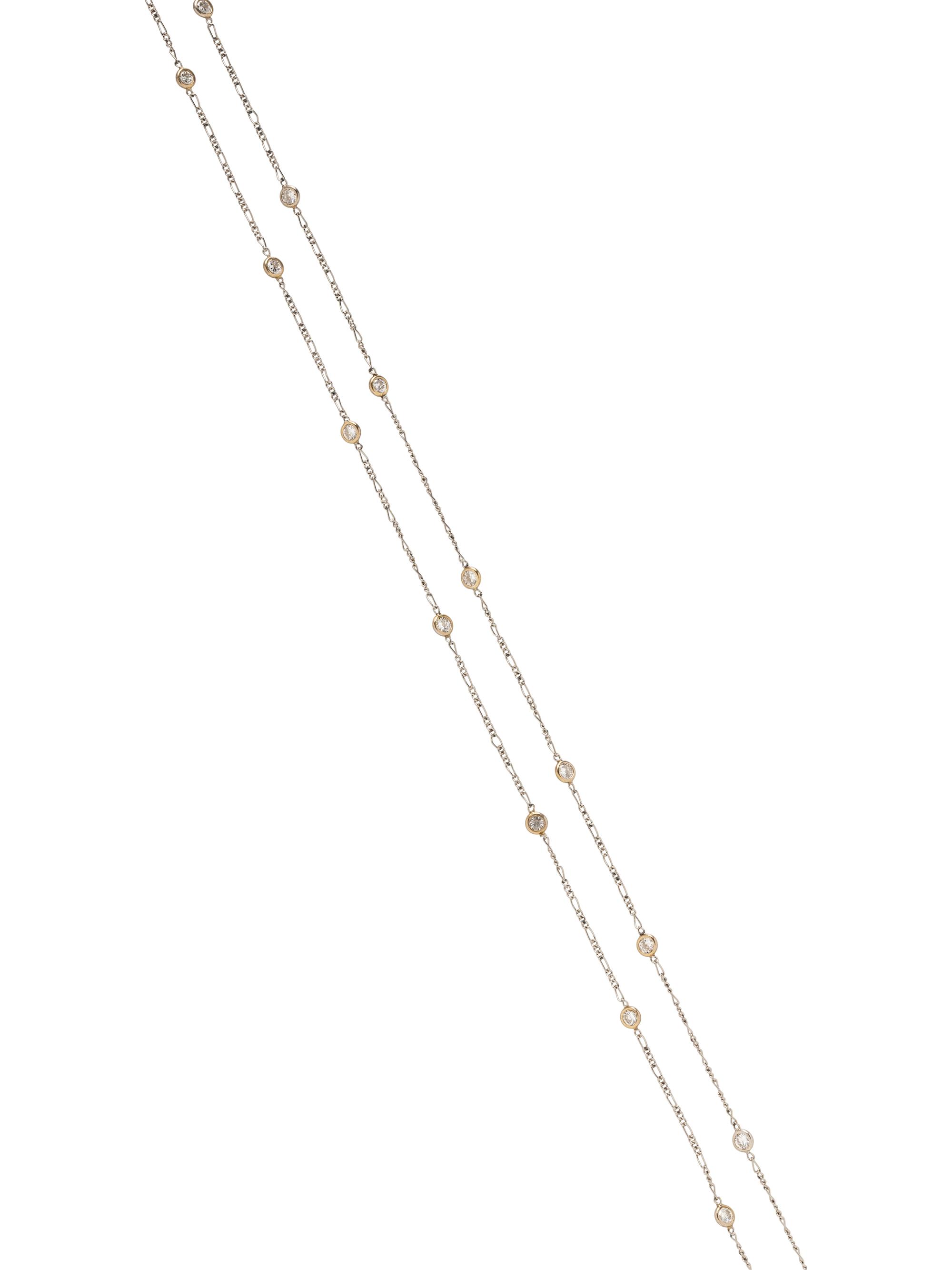 DIAMOND STATION NECKLACE