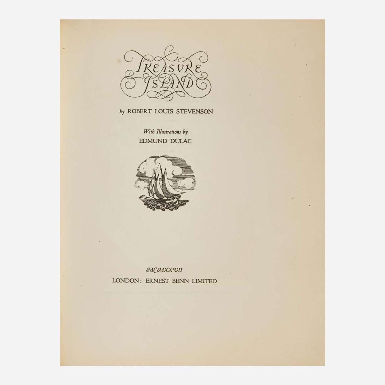 [Children's & Illustrated] [Dulac, Edmund] Stevenson, Robert Louis Treasure Island
