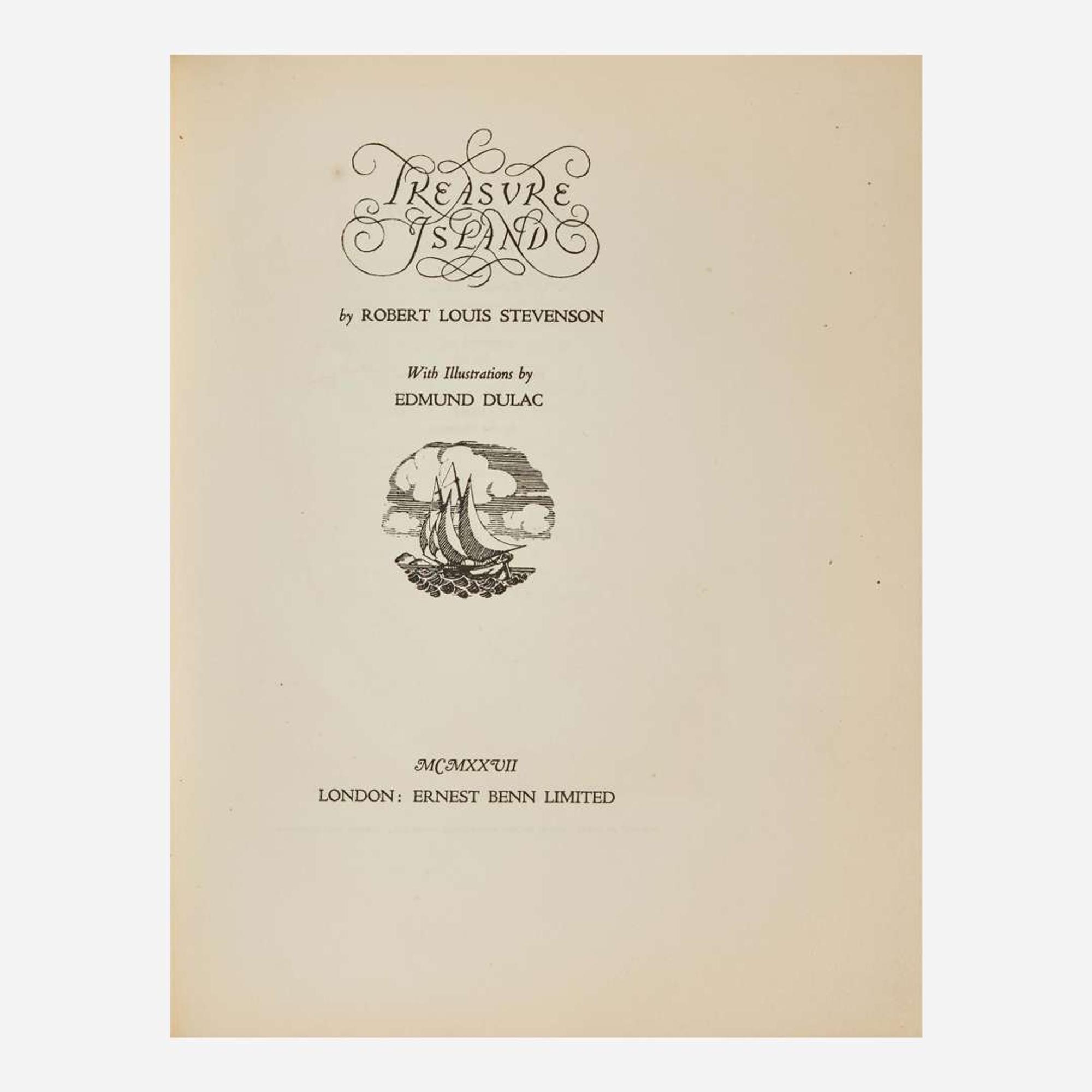 [Children's & Illustrated] [Dulac, Edmund] Stevenson, Robert Louis Treasure Island