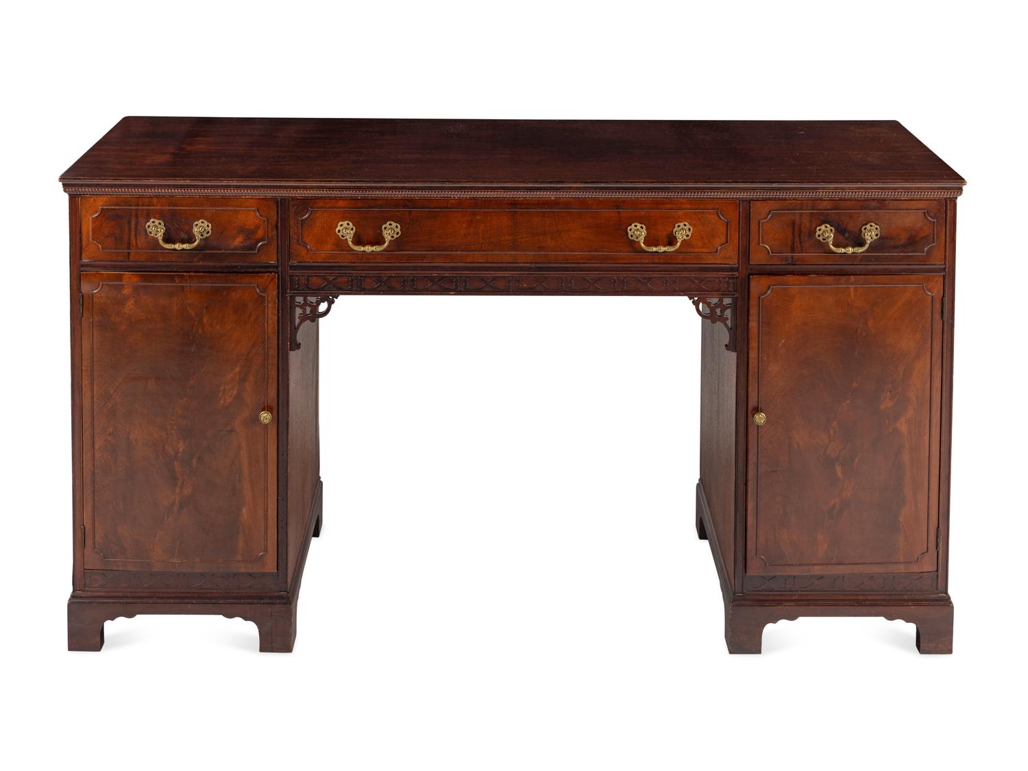 A George III Style Mahogany Serving Cabinet