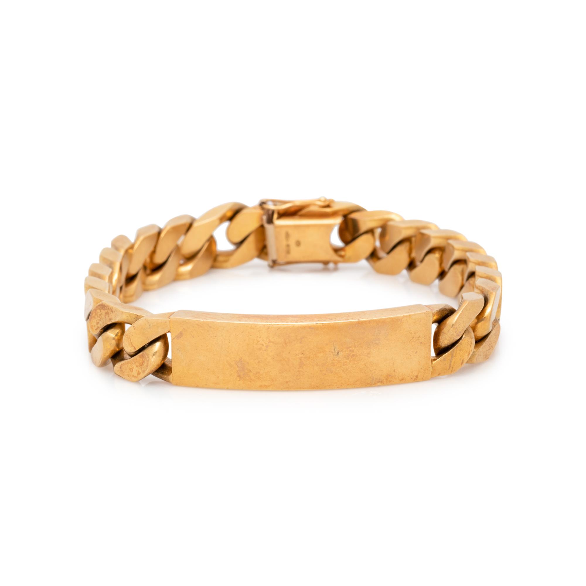 YELLOW GOLD BRACELET