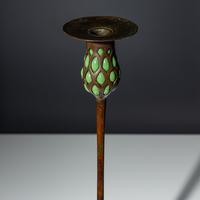 Blown-out candlestick, c. 1910