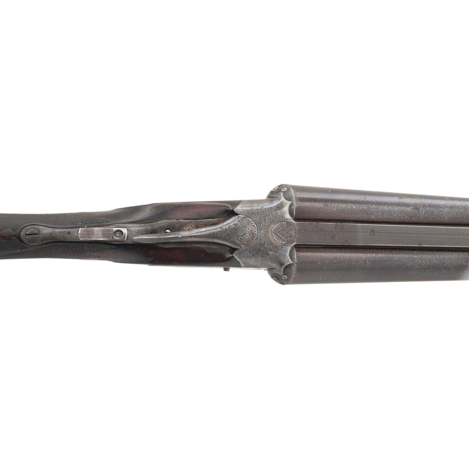 High Quality Grade Lefever Arms Co. SxS Hammerless with Damascus Barrels
