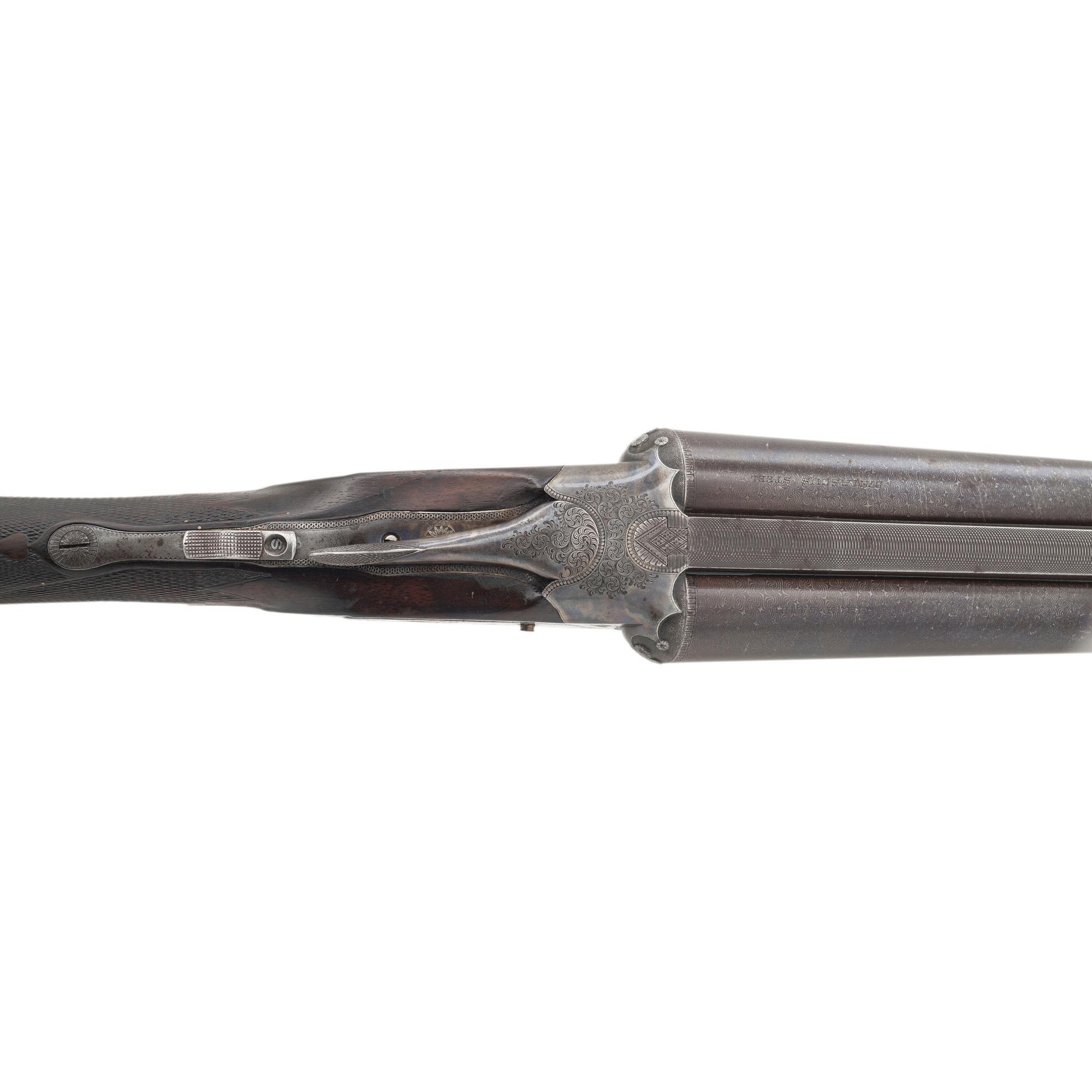 High Quality Grade Lefever Arms Co. SxS Hammerless with Damascus Barrels