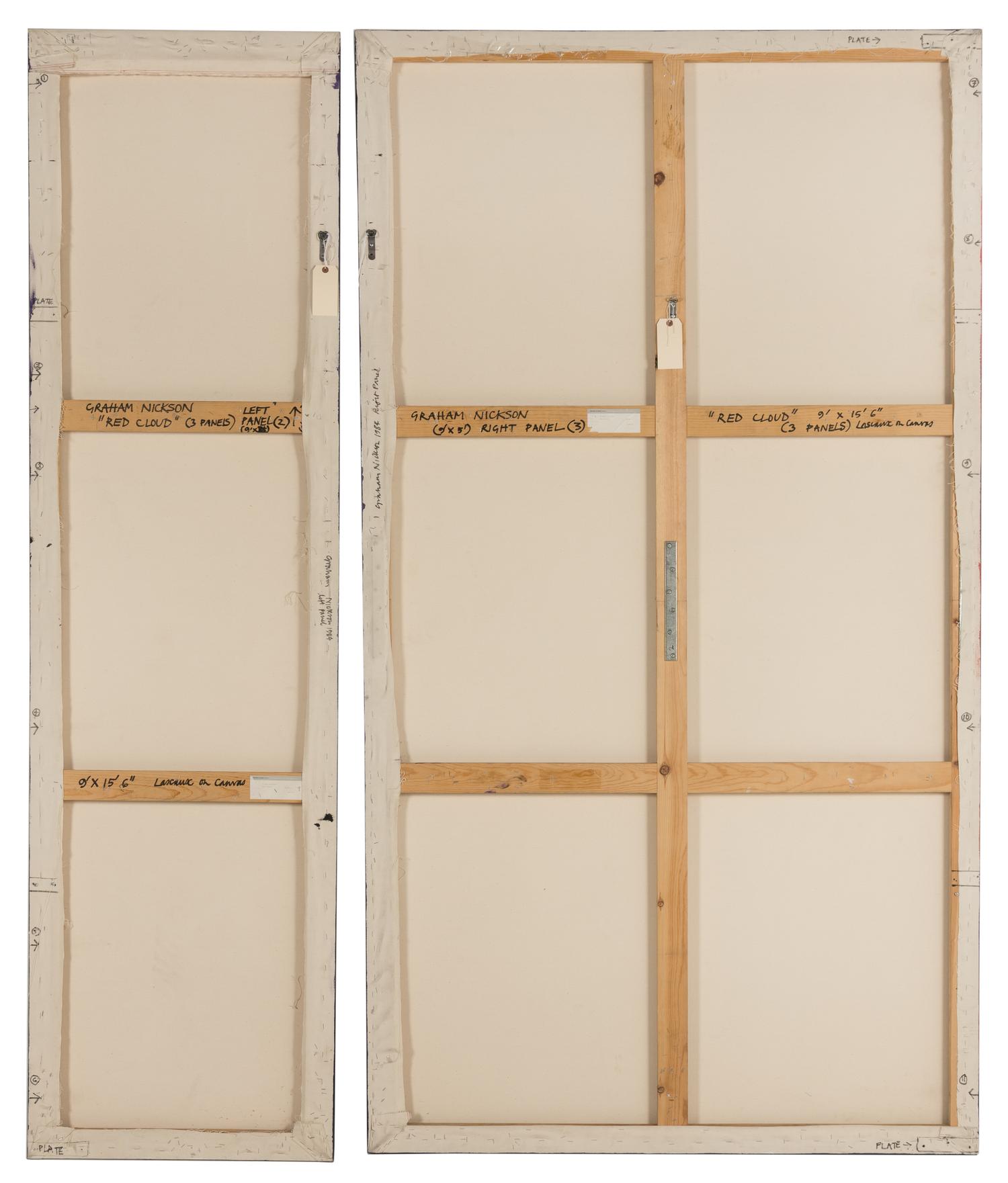 Red Cloud (triptych), 1984