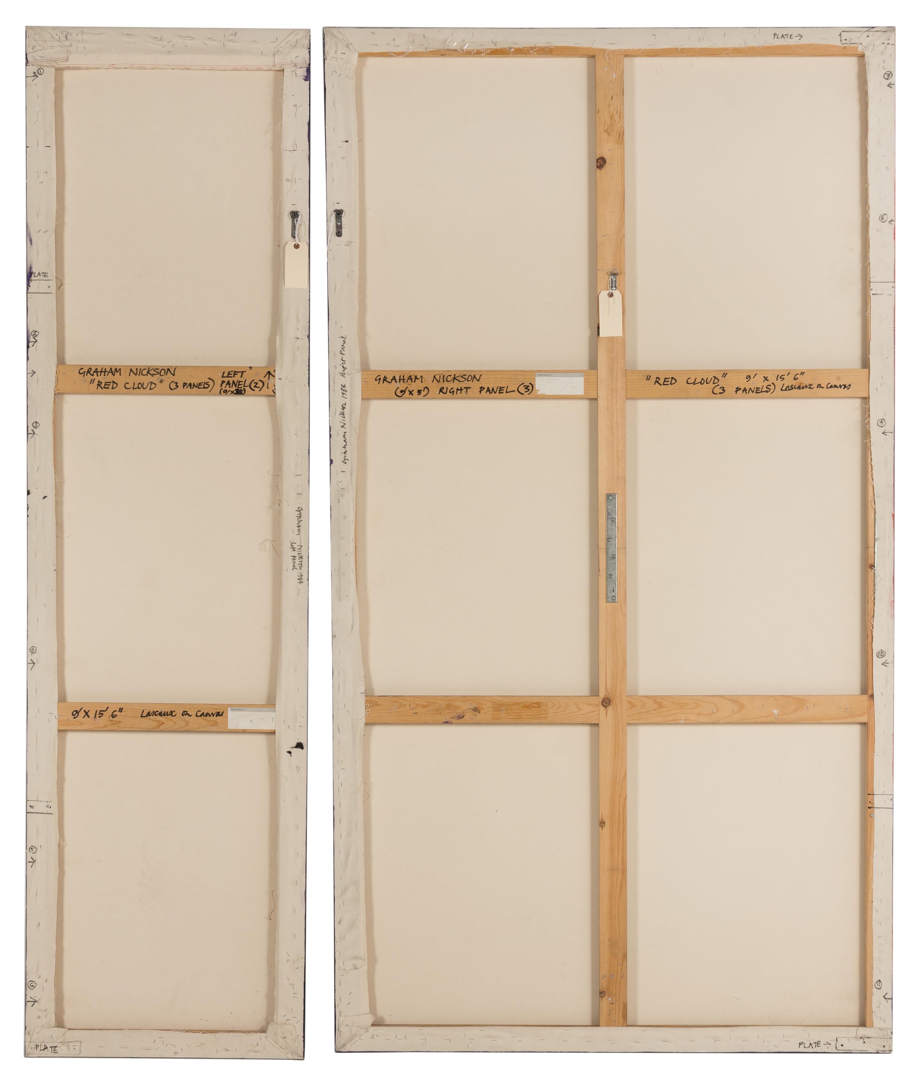 Red Cloud (triptych), 1984