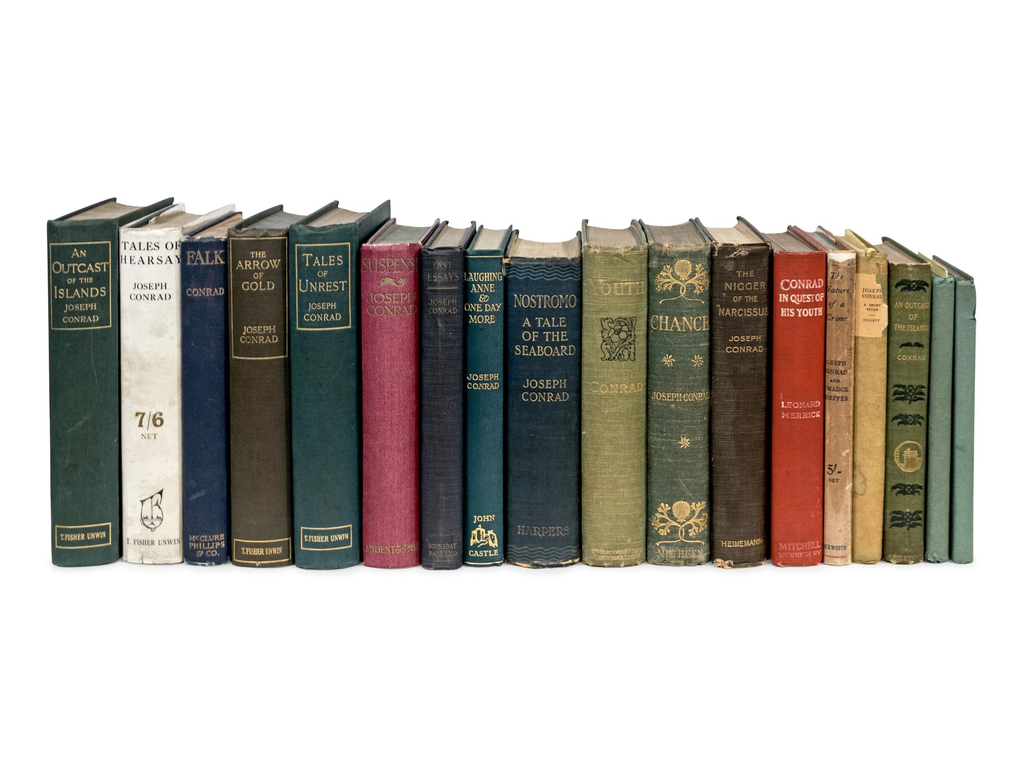 A Collection of 25 Joseph Conrad First Editions and a Collection of 8 Books About the Author