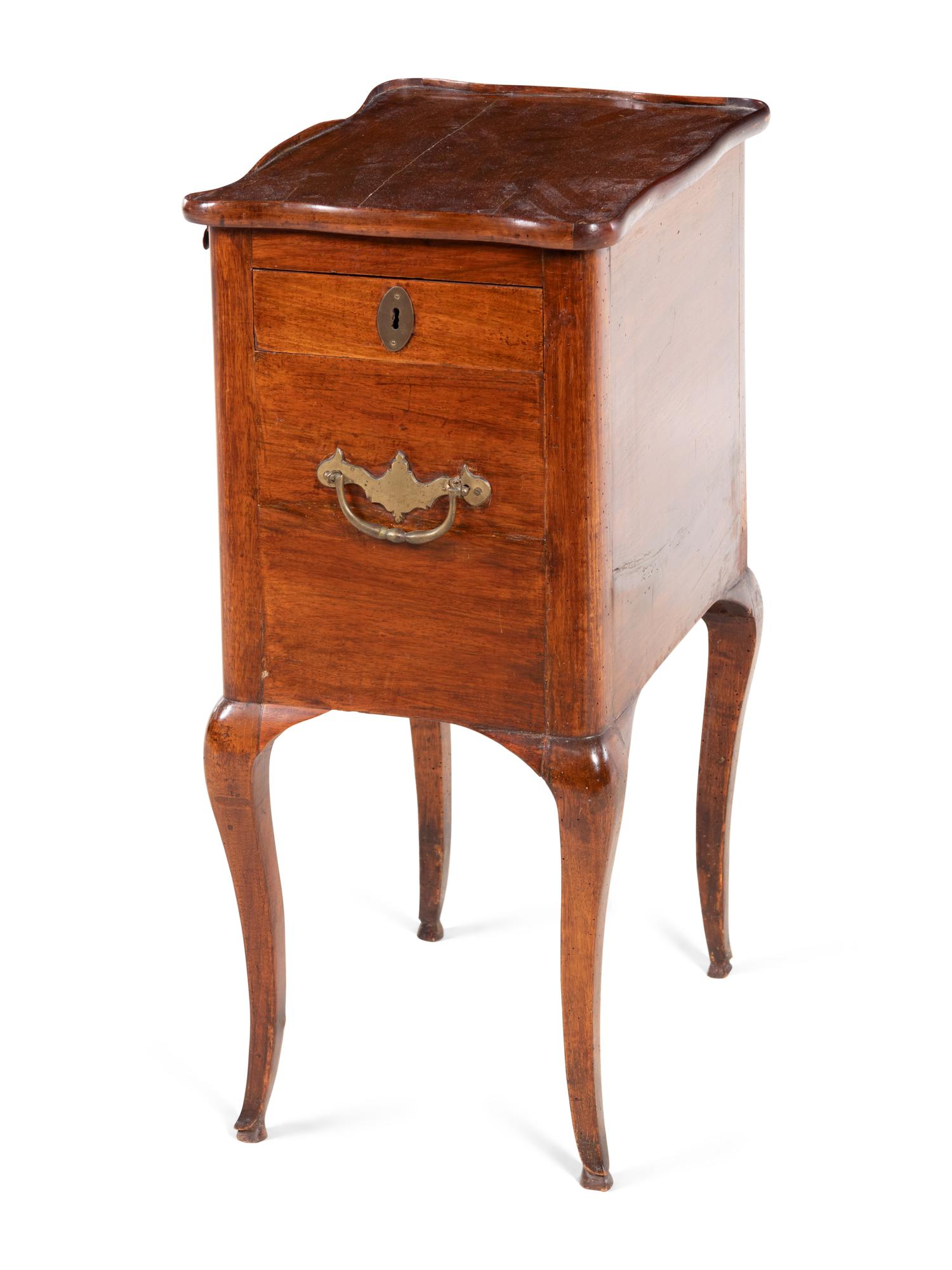 A Louis XV Walnut Table en Chiffonier