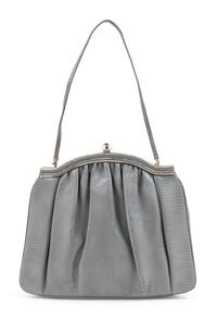 Judith Leiber Grey Snake Bag