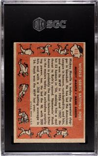 A Complete Set of 1958 Topps Baseball Cards Including SGC Graded Key Cards (494/494),