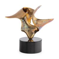 A Modernist Polished Bronze Sculpture, by Richard Erdman (b.1952)