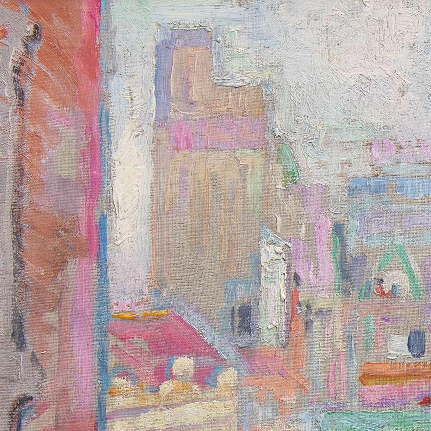 Susette Inloes Schultz Keast (American, 1892–1932) Steeplechase and Steel Piers, Atlantic City