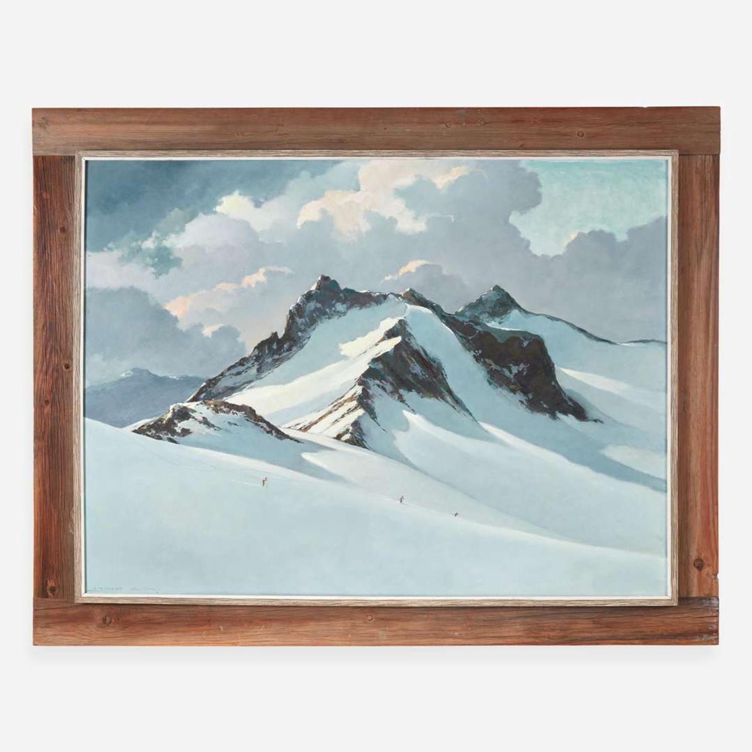 Eric Sloane (American, 1905–1985) In the Tuxer Alps