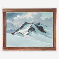 Eric Sloane (American, 1905–1985) In the Tuxer Alps