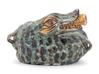 A Glazed Terra Cotta Serpent