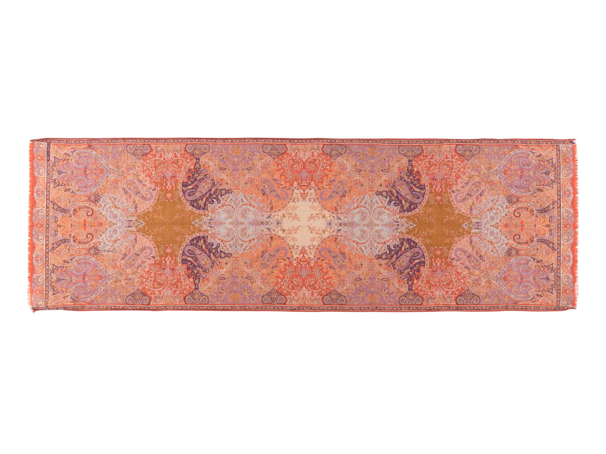 Five Designer Scarves: One Giorgio Armani, One Oscar de la Renta, One Valentino, Two Etro