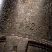 Swivel Gun with Wood Stump Base Attributed to Cook's Arsenal Works