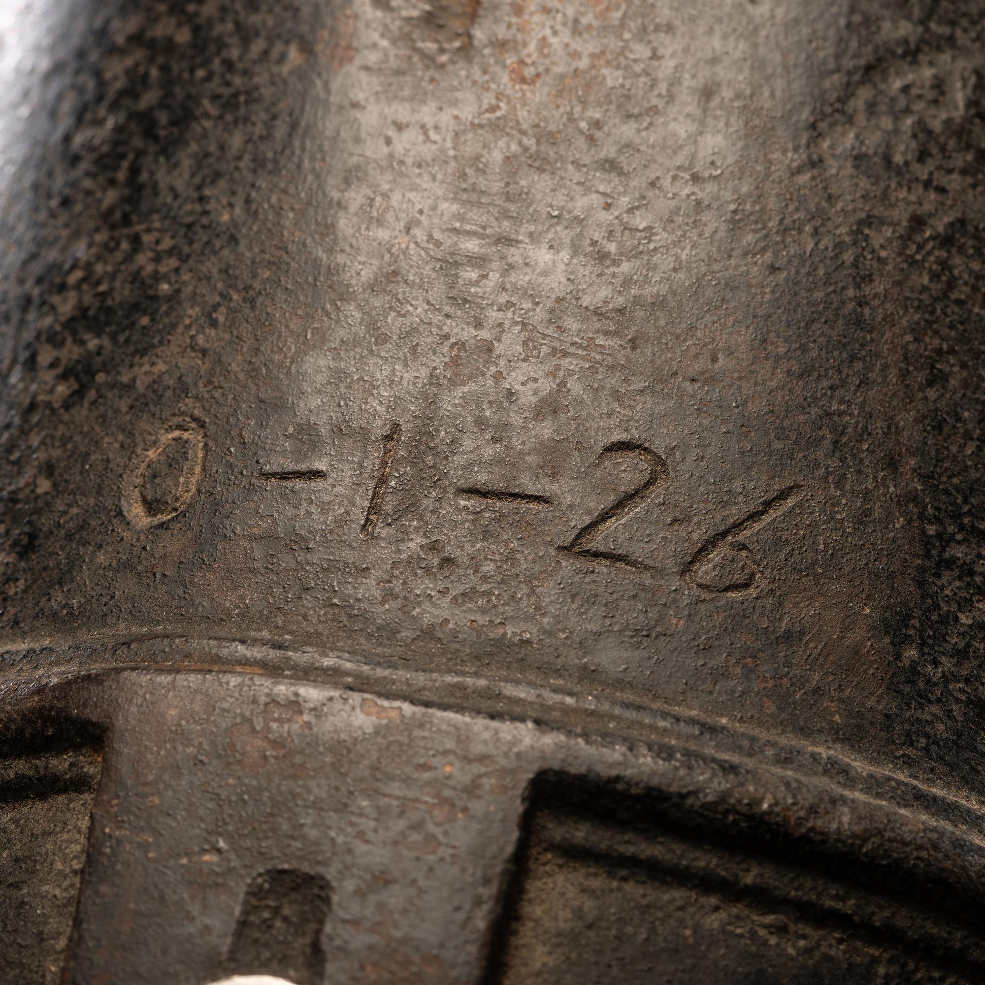 Swivel Gun with Wood Stump Base Attributed to Cook's Arsenal Works