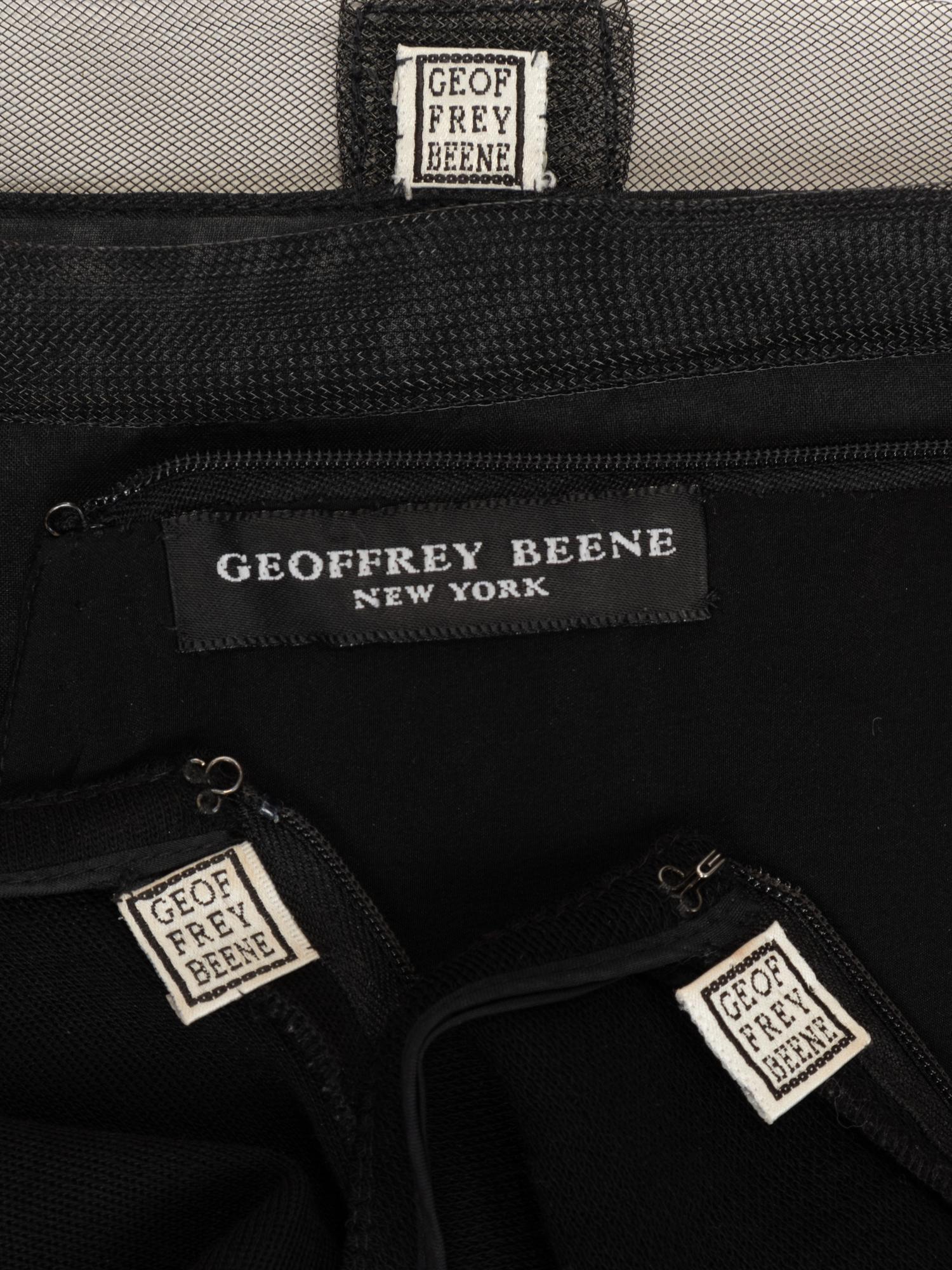 Three Geoffrey Beene Items: Two Dresses and One Top, 1990s