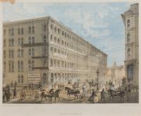 [ARCHITECTURE] -- Otto JEVNE & Peter M. ALMINI. [ Chicago Illustrated. 1866-1867.] A group of 19 prints.