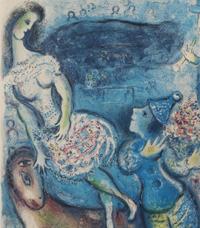 Marc Chagall (Belarusian/French, 1887-1985) — Le Cirque : one plate, 1967
