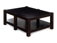 A Eurocraft Furniture Inc. Custom Stained Oak Low Table