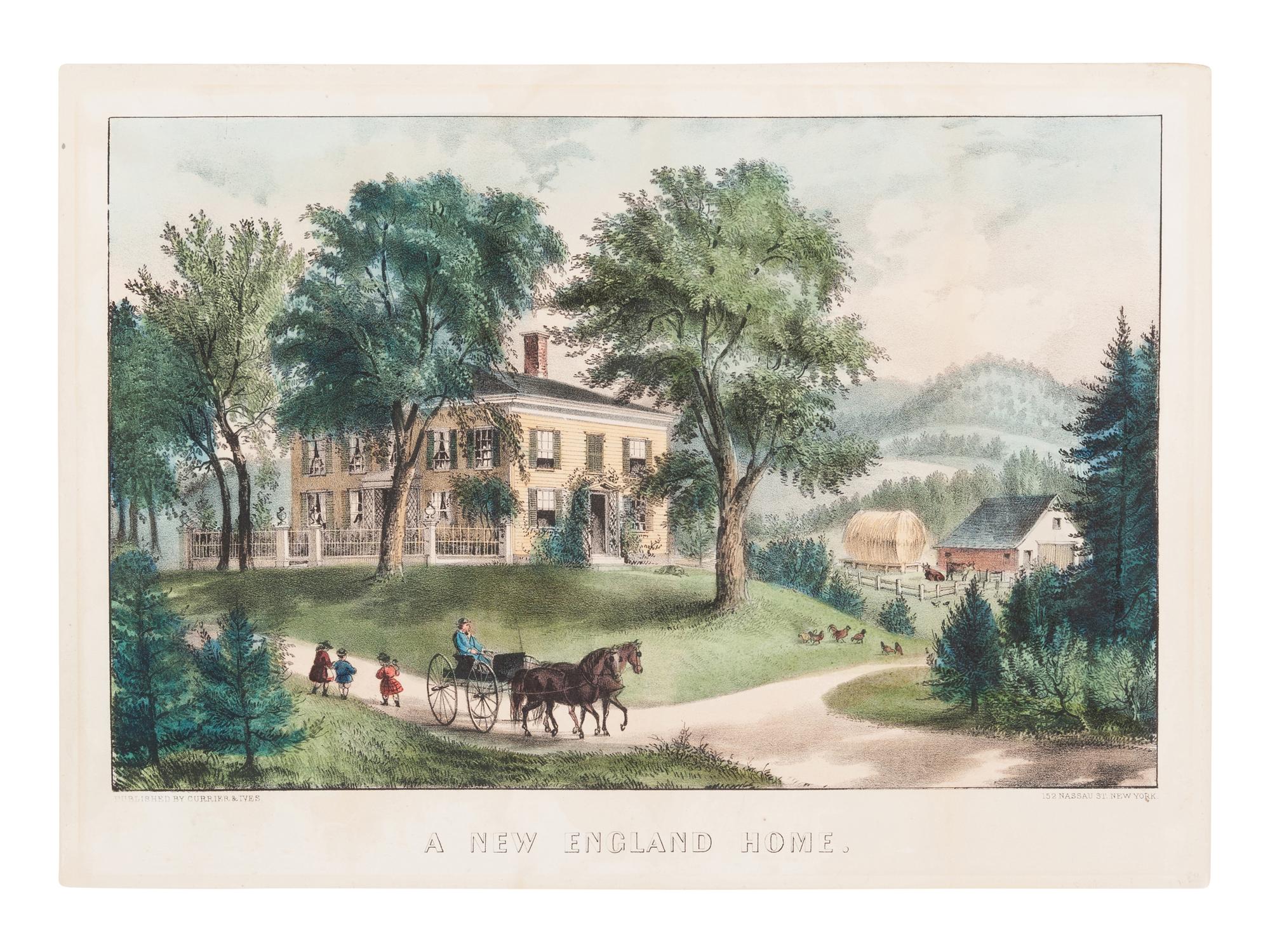 [HOMESTEAD SCENES] -- CURRIER and IVES, publishers