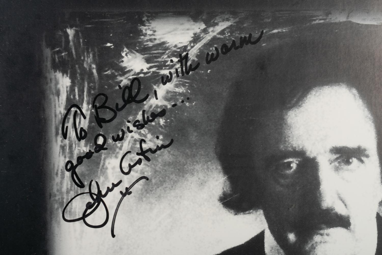 (Theatre) ASTIN, John (1930). “Edgar Allan Poe: Once Upon a Midnight,” SIGNED poster from John Astin’s 2004 one-man play.