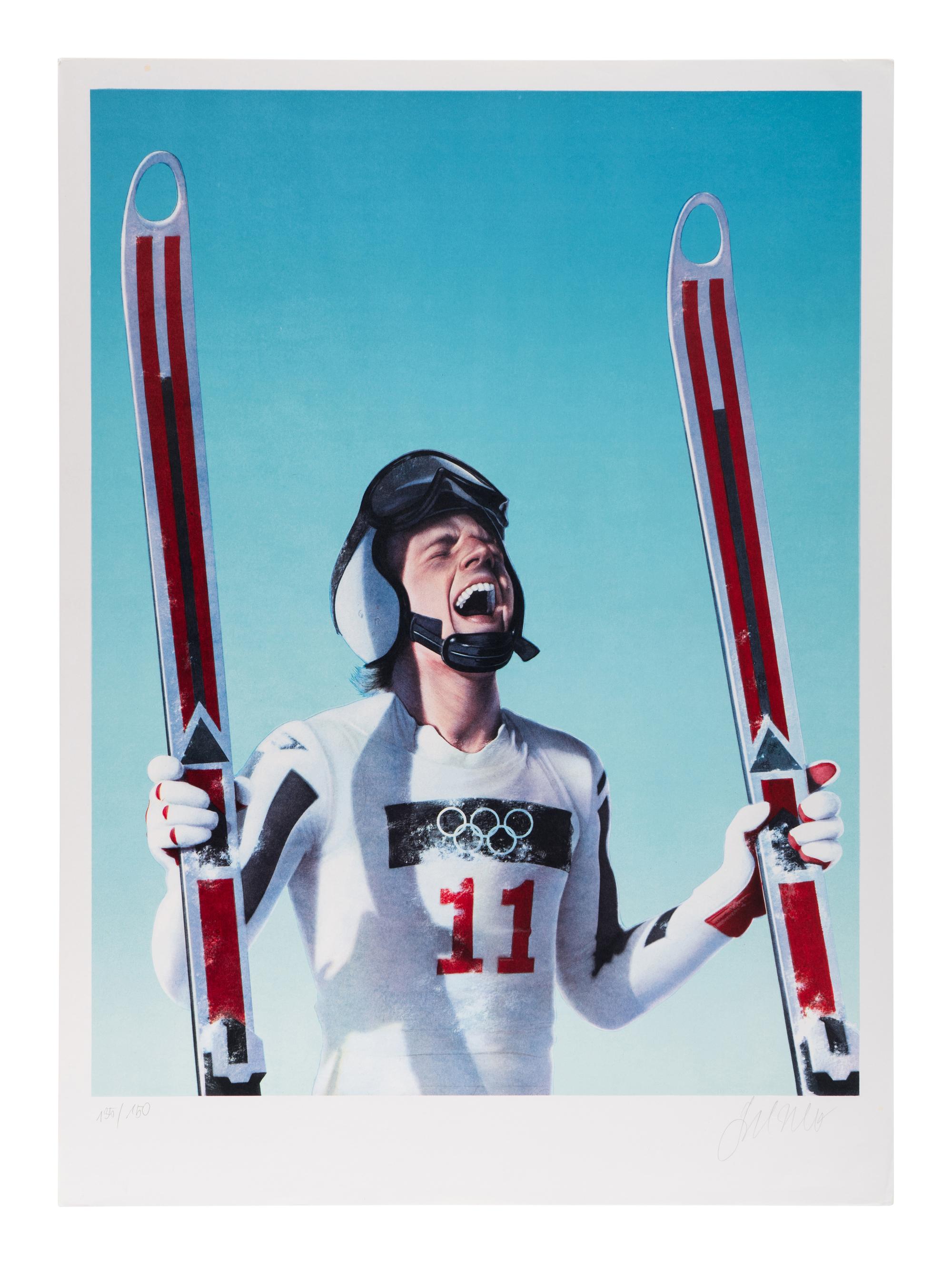 Set of 10 from XIV Olympic Winter Games Sarajevo 1984 , 1983 Including works by David Hockney, Victor Vasarely, Howard Hodgkin, James Rosenquist, and others.