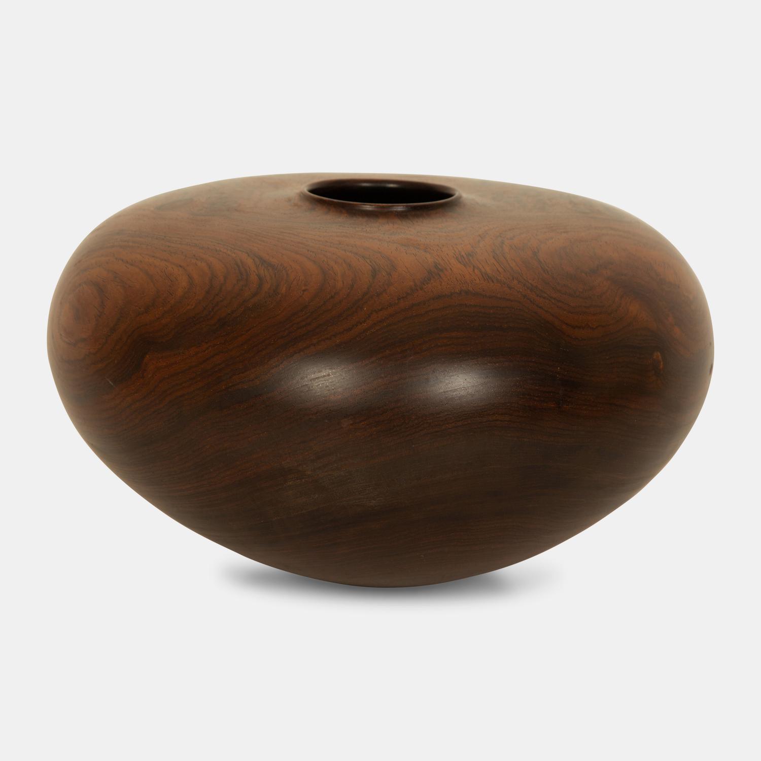 Dalbergia Eyes Turned Wood Vessel, 1990
