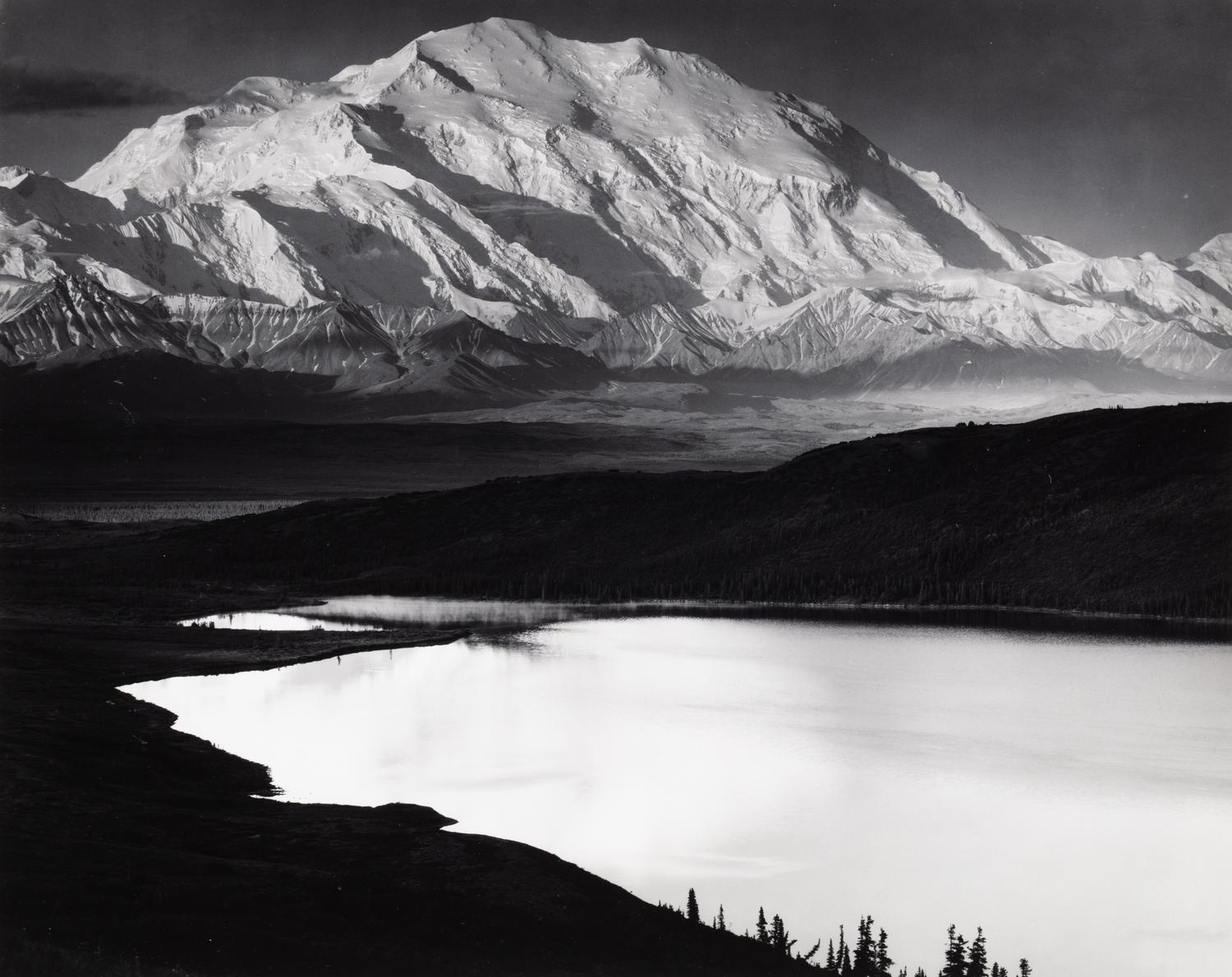 Ansel Adams (1902-1984) Mount McKinley and Wonder Lake, Denali National Park, Alaska, 1947
