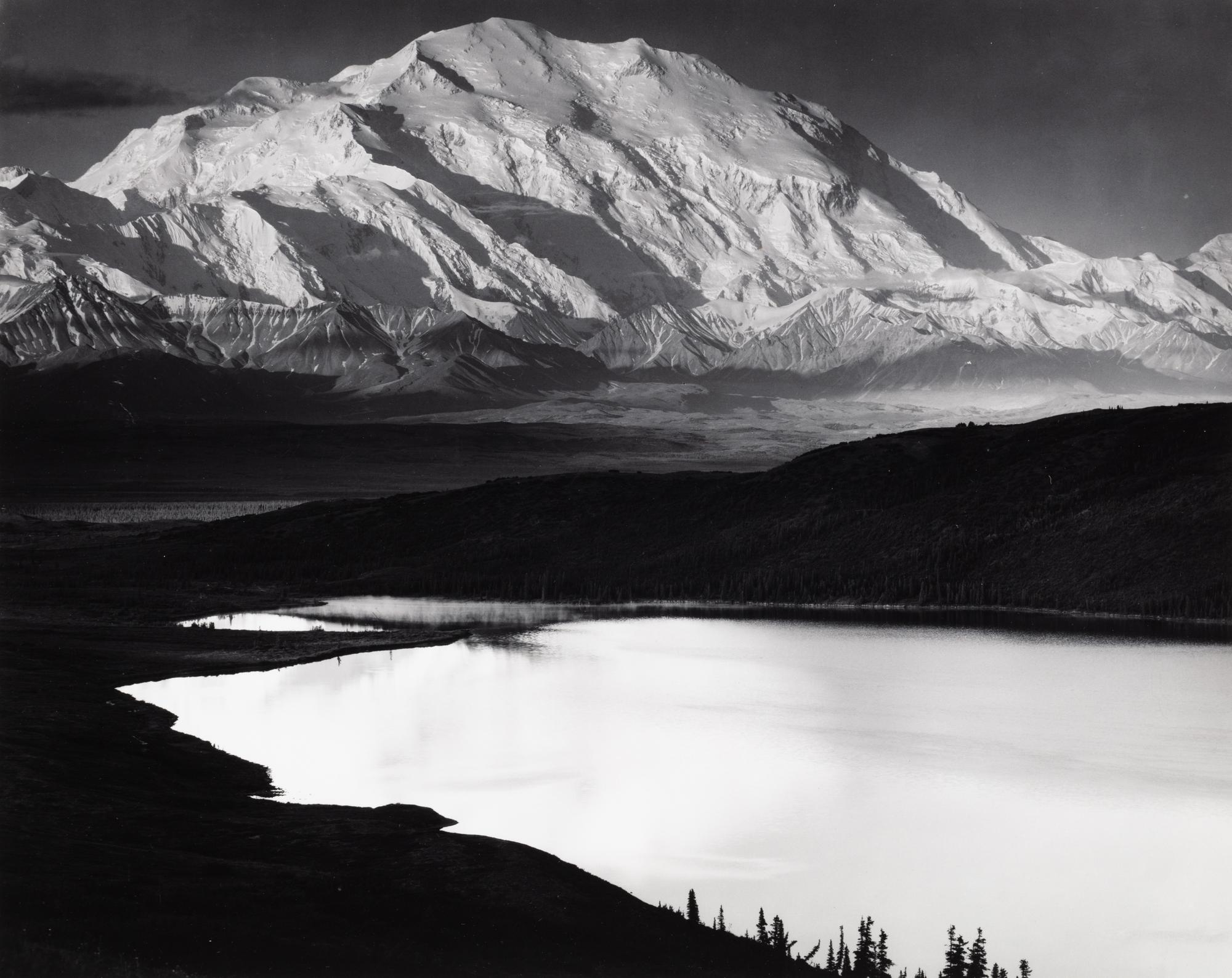 Ansel Adams (1902-1984) Mount McKinley and Wonder Lake, Denali National Park, Alaska, 1947